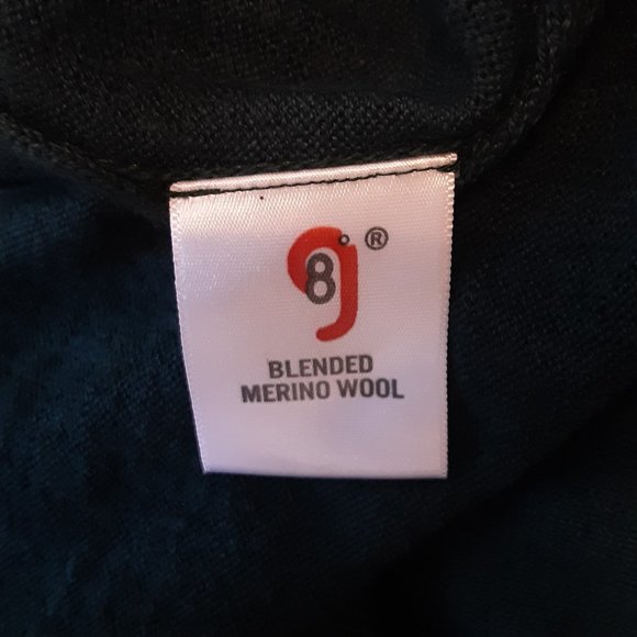 98 North Men's Green Turtleneck Merino Wool Sweater Size Medium - Picture 9 of 10